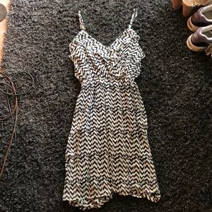 Black and white dress